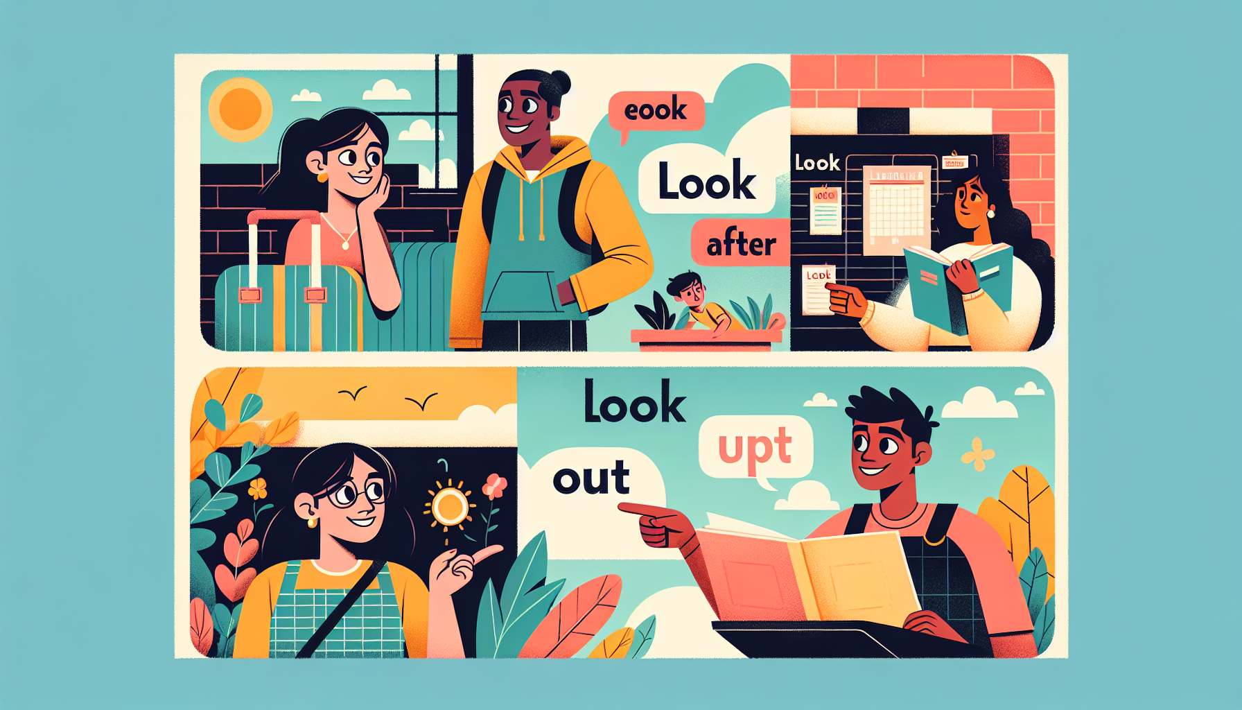 Modismos Comunes en Inglés: Cómo Utilizar los Verbos Compuestos (Parte 2) – LOOK